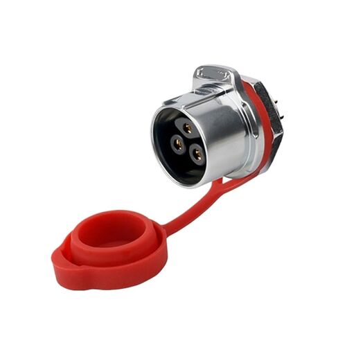 M24 35A Waterproof Wire Connector LP24 2-pin 3-pin Panel Socket(Female Plug,3P) in Saudi Arabia