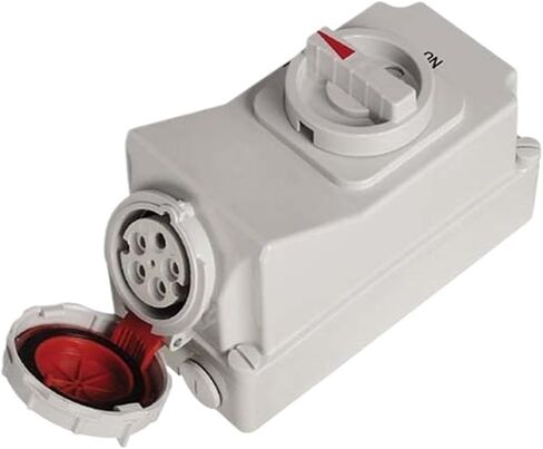 16-63A Outdoor Waterproof Industrial Socket Switch Anti-Electric Shock Safety Protection Mechanical Key(CF70123P/16A/230VIP67) in Saudi Arabia