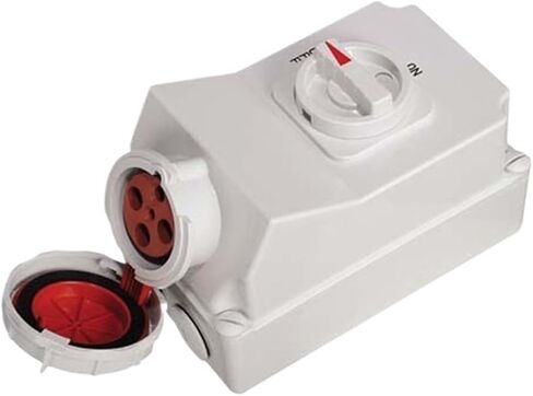 16-63A Outdoor Waterproof Industrial Socket Switch Anti-Electric Shock Safety Protection Mechanical Key(CF70123P/16A/230VIP67) in Saudi Arabia