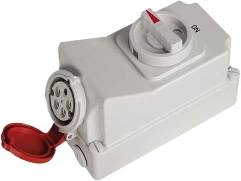 16-63A Outdoor Waterproof Industrial Socket Switch Anti-Electric Shock Safety Protection Mechanical Key(CF70123P/16A/230VIP67) in Saudi Arabia