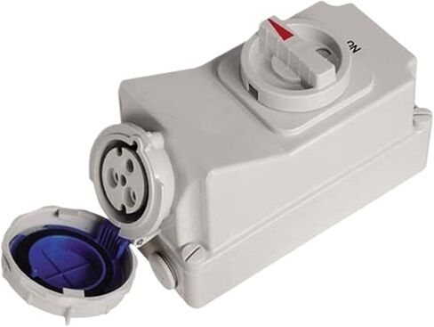 16-63A Outdoor Waterproof Industrial Socket Switch Anti-Electric Shock Safety Protection Mechanical Key(CF70123P/16A/230VIP67) in Saudi Arabia