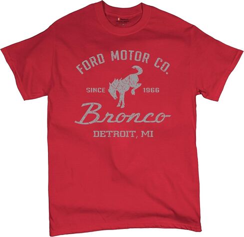 Ford Motor Co Bronco Detroit MI T-Shirt Vintage Truck Since 1966 4x4 Off Road Adventure Classic Car Fan Men's Tee in Saudi Arabia