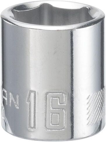 مقبس ضحلة من CRAFTSMAN، متري، محرك 3/8 بوصة، 16 مم، 6 نقاط (CMMT43570) in Saudi Arabia