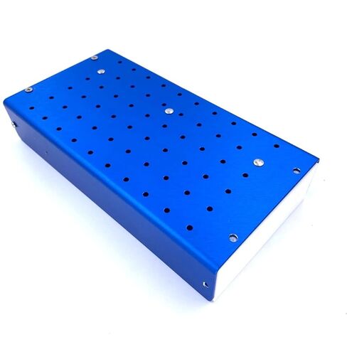 علبة تعقيم باللون الأزرق مسامير صندوق رف ل HA1.5mm 2.0 مللي متر 2.4 مللي متر أدوات جراحة العظام البيطرية الصغيرة للحيوانات in Kuwait