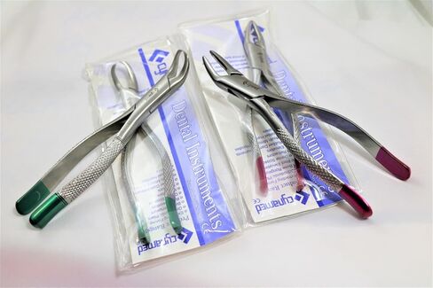 مجموعة جديدة مكونة من قطعتين من EA شديدة التحمل لاستخلاص الأسنان الألمانية الفاخرة FORCEP رقم 150 وNO23 in Kuwait