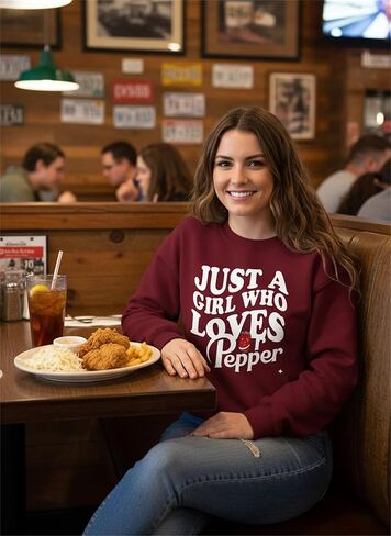 DR.P المشروبات هدية فتاة SodaDrinks عشاق هدية DR.P المشروبات بلوزات للنساء عادية Crewneck كم طويل بلايز in Kuwait