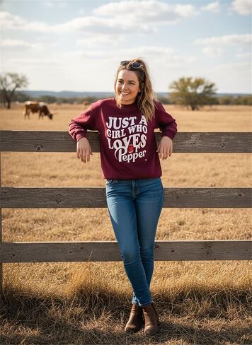 DR.P المشروبات هدية فتاة SodaDrinks عشاق هدية DR.P المشروبات بلوزات للنساء عادية Crewneck كم طويل بلايز in Kuwait