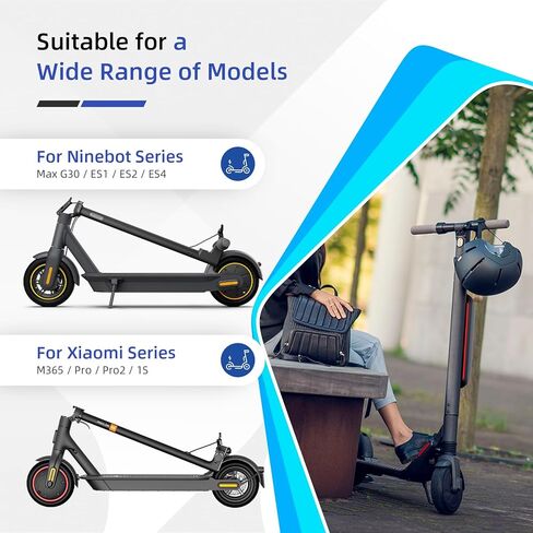 ulip E Scooter Turn Signal، مقابض مقبض سكوتر قابلة للشحن USB، ضوء تحذير ذكي للمقود مع جهاز تحكم عن بعد، مقاوم للماء متوافق مع XIAOMI M365/Pro2/1S Ninebot G30/ES1/ES2/ES4 in Saudi Arabia