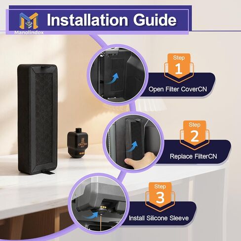 2 قطعة P2S فلتر الهواء الكربون المنشط VOC ، خرطوشة فلتر بديلة لملحقات الطابعة ثلاثية الأبعاد Bambu Lab P2S in Saudi Arabia