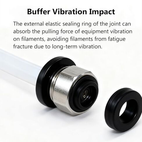 10PCS 3D Printer PTFE Tube Hall Switch Pneumatic Connector for Bambu Lab P1P/P1S/X1/X1C/X1E, 1.75mm Filament Extruder PTFE Feed Tube Connector FDM 3D Printer Accessories Parts in Kuwait