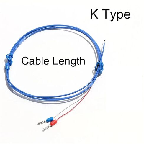 K-Type J/T-Type Thermocouple Exposed Solder Joint Temperature Measuring Line Sensor 1Pcs(J 2M) in Saudi Arabia