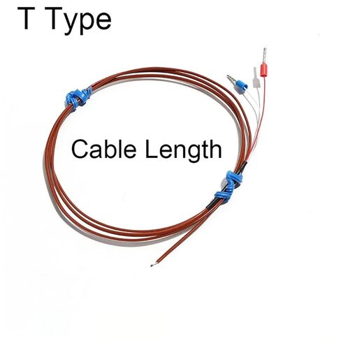K-Type J/T-Type Thermocouple Exposed Solder Joint Temperature Measuring Line Sensor 1Pcs(J 2M) in Saudi Arabia
