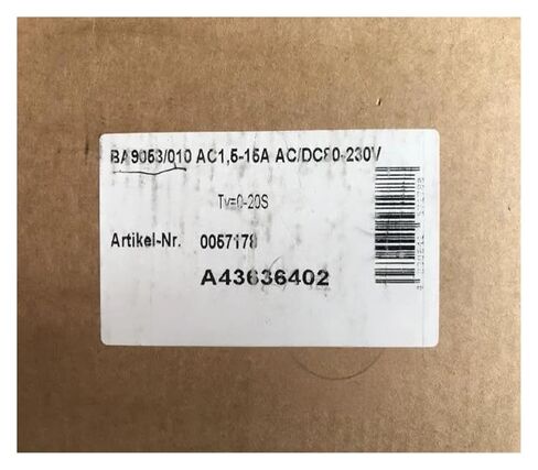 وحدة التتابع الحالية BA9053 BA9053/010 80-230VAC/DC/0057187 in Saudi Arabia
