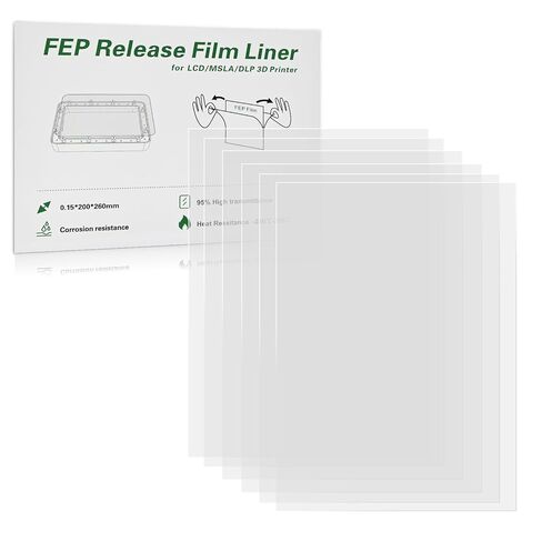 3 قطع فيلم إطلاق FEP للطابعة ثلاثية الأبعاد من الراتنج، 210x150x0.15 مم فيلم FEP متوافق مع ELEGOO Mars 5، Mars 5 Ultra، Mars 4، Mars 4 Ultra، Mono 2، Mono 4، Mono 4 Ultra in Kuwait