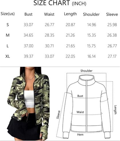 Womens Long Sleeve Collared Zipper Cardigan Fall Casual Sweater Coat Trendy Jackets Tops in Saudi Arabia
