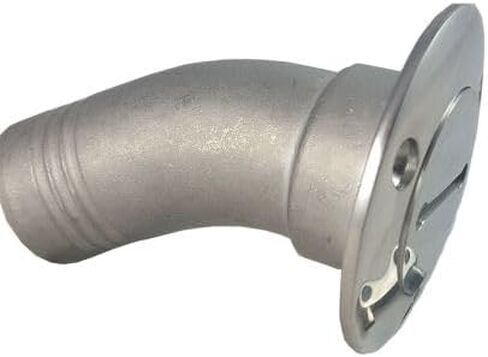 White Water 6006S-30 حشو سطح بزاوية غير قابلة للصدأ، 30 درجة، ماء، خرطوم 1-1/2 بوصة، شفة بقطر 3-1/2 بوصة in Kuwait