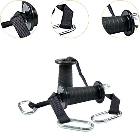 DYNWAVE Conical Rope Handles Exercise Handle Multipurpose Comfortable Grip Triceps Press Down Fitness Handle for Strength Training in Saudi Arabia