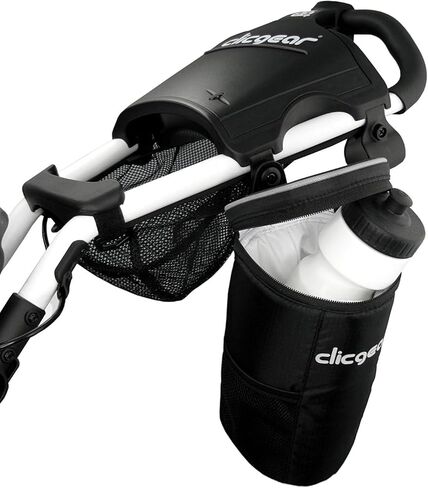 حقيبة مشروبات معزولة لأنبوب تبريد عربة الجولف من كليك جير، باللون الأسود in Kuwait