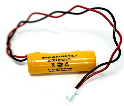 AA900mAh 1.2V Unitech BST DAA900BT AA Ni-CD 900mAh علامة خروج ضوء الطوارئ Batteryhawk, LLC بطارية خروج النار in Saudi Arabia
