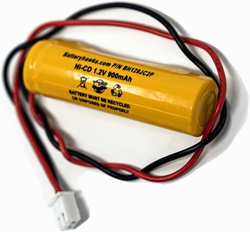 AA900mAh 1.2V Unitech BST DAA900BT AA Ni-CD 900mAh علامة خروج ضوء الطوارئ Batteryhawk, LLC بطارية خروج النار in Saudi Arabia