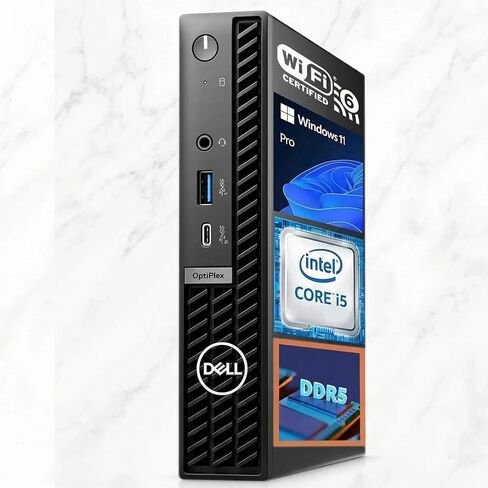 Dell OptiPlex 3000 Tower Business Desktop, Intel i5-12500 Processor, 32GB RAM, 1TB PCIe SSD, DVDRW, Ethernet, WiFi Adapter, KB& Mouse, Windows 11 Pro, Black in Saudi Arabia