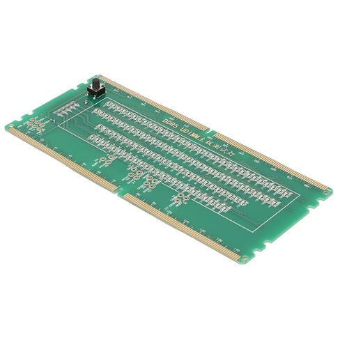 DDR5 Desktop Mainboard Test Card, Desktop Pc Server Memory Module with Light Emitting Diodes DDR5 Memory Tester Mainboard Maintenance Test Card Computer Memory Slot Tester in Saudi Arabia