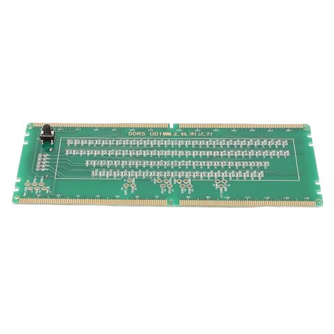 بطاقة اختبار اللوحة الرئيسية لسطح المكتب DDR5، جهاز اختبار فتحة ذاكرة الكمبيوتر، جهاز اختبار ذاكرة DDR5، بطاقة اختبار صيانة اللوحة الرئيسية، وحدة ذاكرة خادم الكمبيوتر المكتبي مع صمامات ثنائية باعثة للضوء in Kuwait