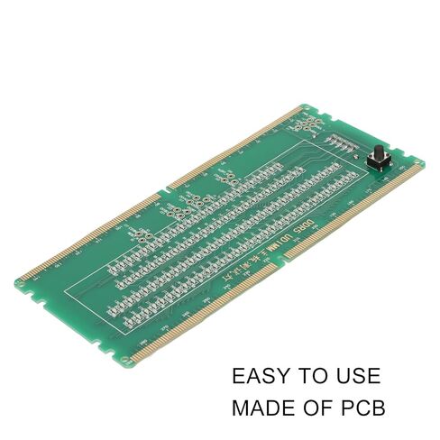بطاقة اختبار اللوحة الرئيسية لسطح المكتب DDR5، جهاز اختبار فتحة ذاكرة الكمبيوتر، جهاز اختبار ذاكرة DDR5، بطاقة اختبار صيانة اللوحة الرئيسية، وحدة ذاكرة خادم الكمبيوتر المكتبي مع صمامات ثنائية باعثة للضوء in Kuwait