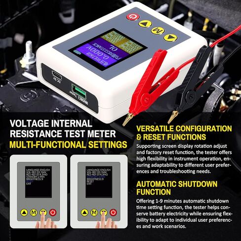 TS4520 Entry-Level Vole Internal Resistance Tester AC 4-Wire Kelvin Method Professional Vole Meter Internal Resistance Test Device in Saudi Arabia