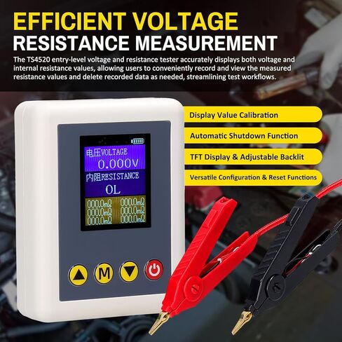 TS4520 Entry-Level Vole Internal Resistance Tester AC 4-Wire Kelvin Method Professional Vole Meter Internal Resistance Test Device in Saudi Arabia