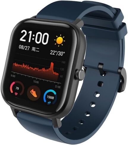 Bands Compatible for LIVIKEY 41mm Smartwatch Replacement Soft Silicone Waterproof Sport Strap for LIVIKEY 41mm Fitness Tracker Accessories in Saudi Arabia