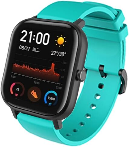 Bands Compatible for LIVIKEY 41mm Smartwatch Replacement Soft Silicone Waterproof Sport Strap for LIVIKEY 41mm Fitness Tracker Accessories in Saudi Arabia