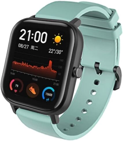 Bands Compatible for LIVIKEY 41mm Smartwatch Replacement Soft Silicone Waterproof Sport Strap for LIVIKEY 41mm Fitness Tracker Accessories in Saudi Arabia