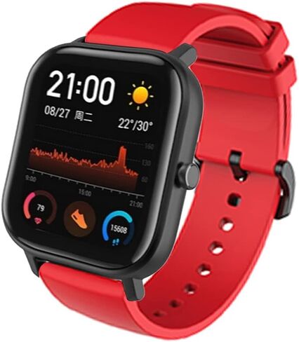 Bands Compatible for LIVIKEY 41mm Smartwatch Replacement Soft Silicone Waterproof Sport Strap for LIVIKEY 41mm Fitness Tracker Accessories in Saudi Arabia