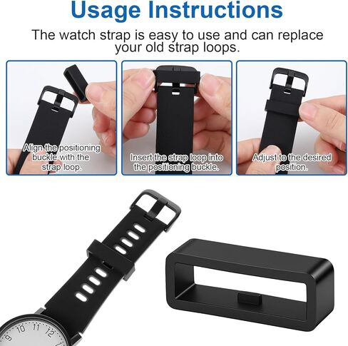 6 Pack Silicone Band Keepers for Garmin Instinct Series 22mm Replacement Loops for Instinct 2/2 Solar / 2 Esports / 1 Watch Strap Holder Black in Saudi Arabia