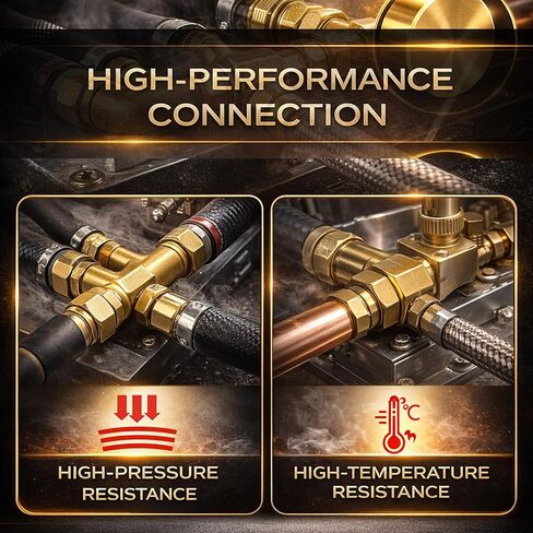 2 قطعة محول نحاسي Signite 1/2 مضيئة إلى 1/2 NPT ذكر نصف اتحاد - مثالي لتركيبات البروبان، وغطاء الضغط، وتركيبات غاز البروبان - متين، موصل للسباكة in Kuwait