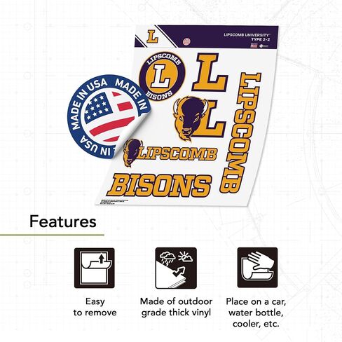 Desert Cactus Lipscomb University Sticker Bisonsr Vinyl Decals Laptop Water Bottle Car Scrapbook Sheet T2 (Type 2-2) in Saudi Arabia