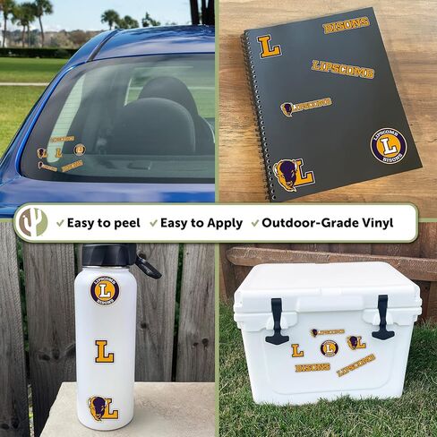 Desert Cactus Lipscomb University Sticker Bisonsr Vinyl Decals Laptop Water Bottle Car Scrapbook Sheet T2 (Type 2-2) in Saudi Arabia