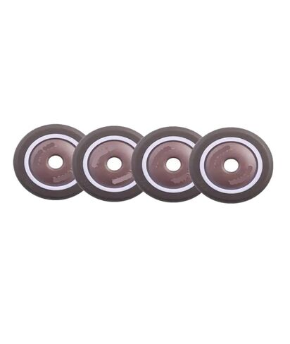 4 Pieces/Batch casters 1.5 inches TPE Single Wheel Diameter 38x17 Soft Rubber with Bearings Silent Household casters in Saudi Arabia
