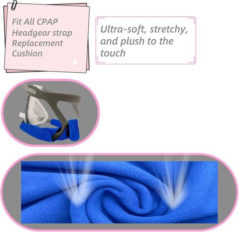 وسادة الرقبة CPAP لأشرطة أغطية الرأس CPAP CPAP وسادات الرقبة المريحة CPAP يغطي غطاء حزام قناع CPAP من الصوف الناعم in Saudi Arabia