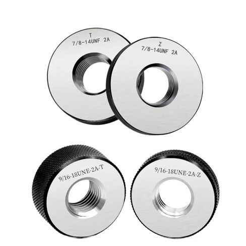 1SET(1*GO+1*NOGO) 2A American Standard Fine Thread Ring Gauge UNC UNF UNS Measure Tool(11I16-32UN-2A) in Saudi Arabia