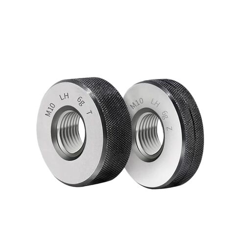 1 مجموعة (1 * GO + 1 * NOGO) 6 جرام دقة اليد اليسرى M29-M42 غير قياسي متري موضوع حلقة قياس أدوات القياس M37M38M39(M39X1.5 LH T Z) in Saudi Arabia