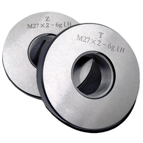 1SET(1*GO+1*NOGO) 6g Accuracy Left Hand M29-M42 Non-Standard Metric Thread Ring Gauge Measure Tools M37M38M39(M39X1.5 LH T Z) in Saudi Arabia