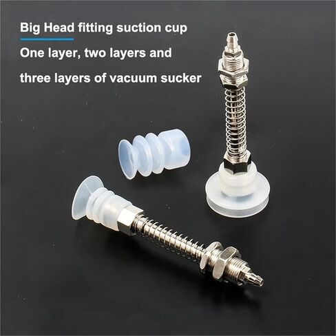 1pcs SP/DP/MP Large Vacuum Silicone Suction Cup Single Layer Industrial Pneumatic Accessories Strong Suction Nozzle(-6,DP) in Kuwait