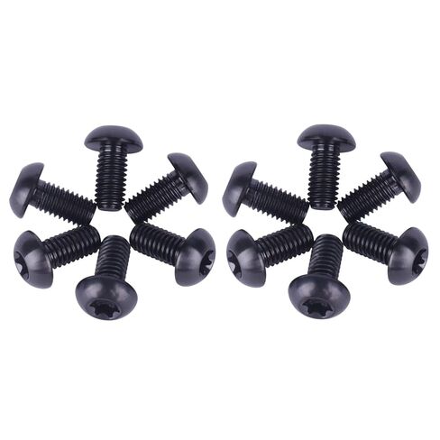 12Pcs Titanium Bolts T25 Torx M5x10mm Bicycle Disc Brake Rotor Screws (Purple) in Kuwait