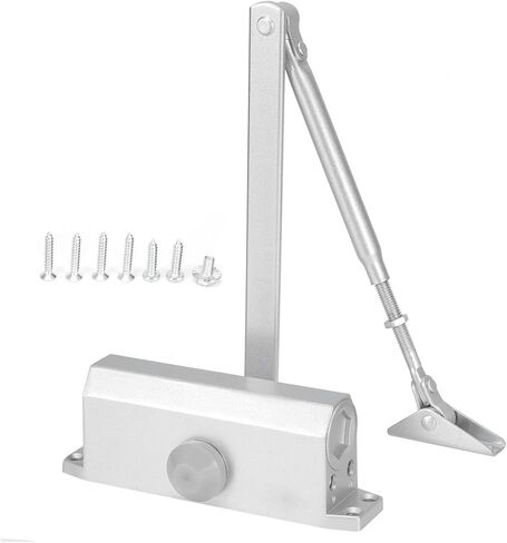Aluminum Alloy Hydraulic Buffer Automatic 180 Degree Door Closer(Loading 65KG) in Saudi Arabia