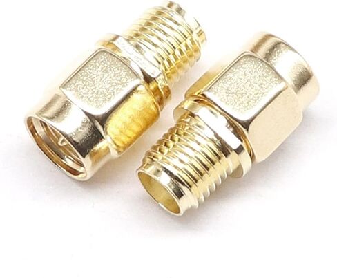 S M A to S M A Male Female RF Coaxial S M A Adapter Kit RF Coax Coupling Nut Barrel Connector Converter 1Pcs(RP-SMA-J to RP-SMA-K) in Saudi Arabia
