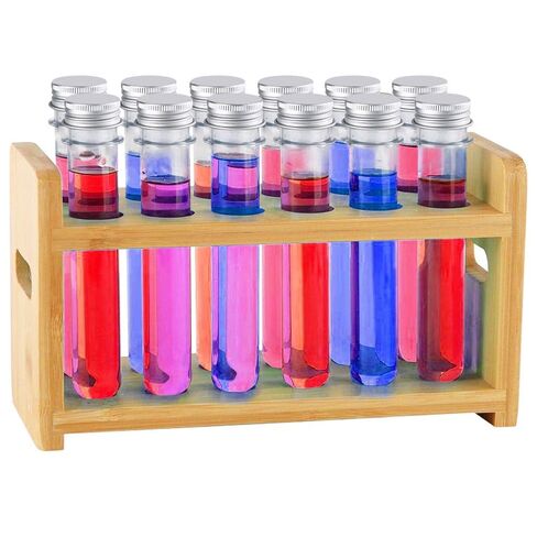 BTSD-home أنابيب اختبار بلاستيكية مقاس 25 × 140 مم (40 مل) مع أغطية لولبية لتخزين حلوى العلكة، وقوارير ملح الاستحمام، وحاويات الكاكاو الساخنة، وحفلات الزفاف، وحفلات استقبال المولود الجديد، وحفلات الزفاف، وحفلات أعياد ميلاد الأطفال (30 عبوة) in Kuwait