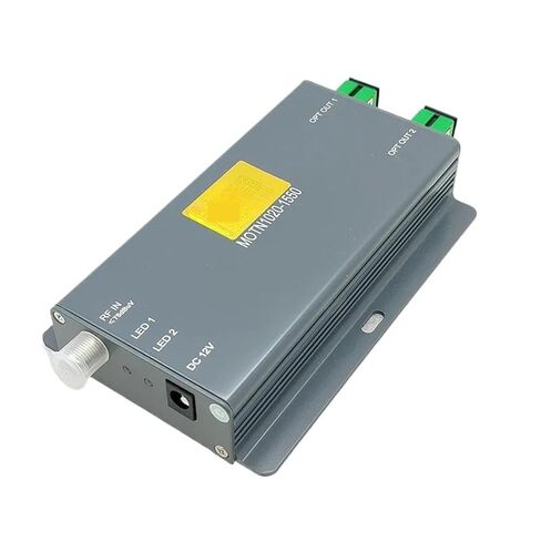 جهاز إرسال بصري FTTH CATV 1310/1550nm AGC/ATT التحكم في الطاقة الضوئية، عرض النطاق الترددي 47-1000 ميجا هرتز، مخرج ثنائي المنفذ 10 ديسيبل مللي متر (الاتحاد الأوروبي 1310) in Kuwait