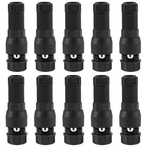 10pcs Low Voltage Wire Connector Waterproof Landscape Lighting Connectors 12-14 Gauge Wire Connectors, Low Voltage Landscape Wire Connectors for Path Light Spot Light and Other Outdoor Light in Saudi Arabia